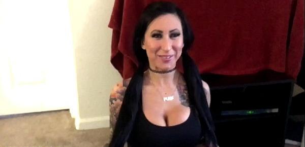  Hot Tattooed MILF Lily Lane Sucks Cock and gets fucked
